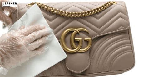 how to clean leather gucci bag|how to keep gucci bag clean.